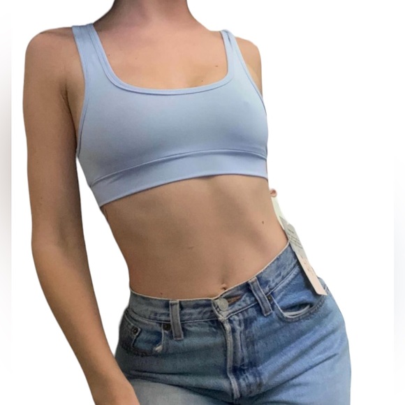 BNWT oh Polly blue bikini top - Picture 1 of 3